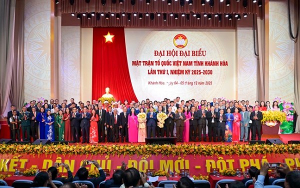 Ông Nguyễn Khắc Hà tái đắc cử Chủ tịch Ủy ban MTTQ Việt Nam tỉnh Khánh Hòa nhiệm kỳ 2025 - 2030